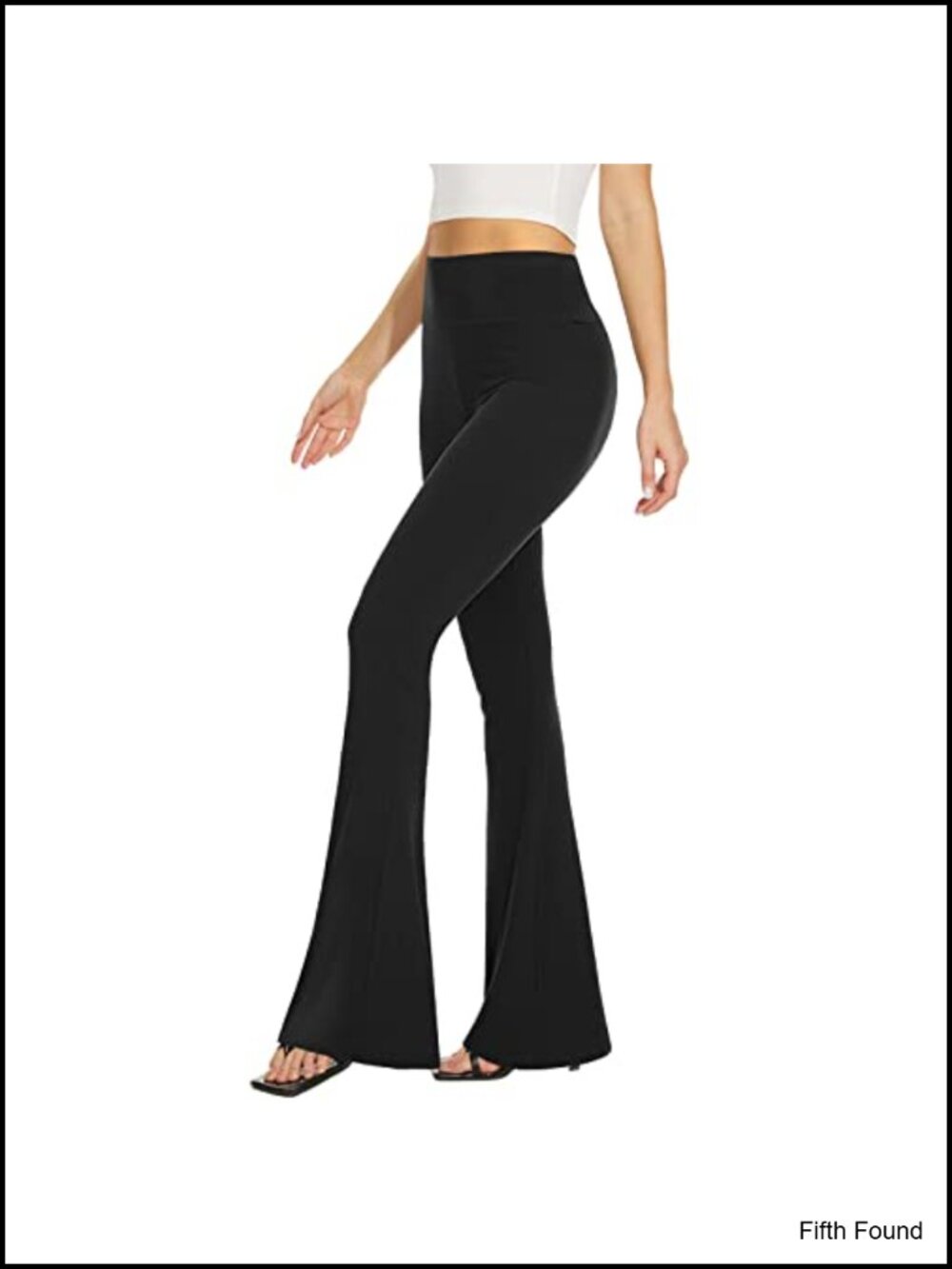 Flare Leggings High Rise Tummy Control Yoga Pants with Pockets